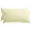 vidaXL Cushion with Pillow HEERLEN 2 pcs Cream Polyester
