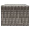 vidaXL Coffee Table Grey 100x50x40 cm Poly Rattan