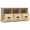 vidaXL TV Cabinet Sonoma Oak 100x35x50 cm Engineered Wood