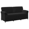 vidaXL 3-Seater Sofa Black 198 x 83 x 95 cm Velvet