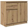 vidaXL Sideboard with Drawer Artisan Oak 71x35x65 cm Engineered Wood