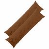 vidaXL Throw Pillow 2 pcs HEERLEN Light Brown 40 x 145 cm Flannel