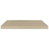 vidaXL Floating Wall Shelves 4 pcs Oak 60x23.5x3.8 cm MDF