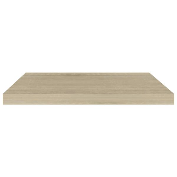 vidaXL Floating Wall Shelves 4 pcs Oak 60x23.5x3.8 cm MDF