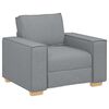 vidaXL Sofa Chair Light Grey 100x78x84 cm Fabric