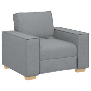 vidaXL Sofa Chair Light Grey 100x78x84 cm Fabric