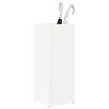 vidaXL Umbrella Stand White 25 x 24.5 x 64 cm Engineered Wood