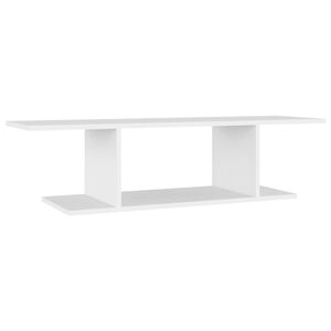 vidaXL TV Cabinet | White | Engineered wood | 103x30x26.5 cm | TV Cabinet