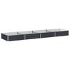 vidaXL Raised Garden Bed Anthracite 320 x 80 x 24 cm cold-rolled steel