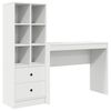 vidaXL Desk White 145.5 x 40 x 127 cm 2 pcs