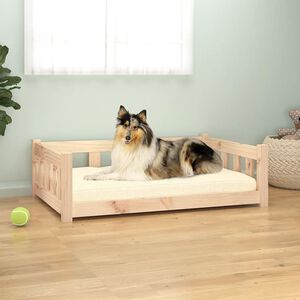 vidaXL Dog Bed 95.5 x 65.5 x 28 cm Natural