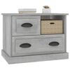 vidaXL Bedside Cabinet Concrete Grey 60x39x45 cm
