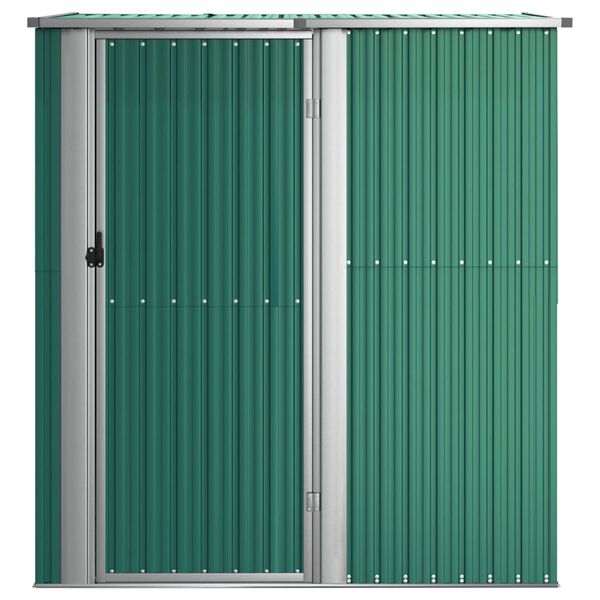 vidaXL Garden Shed Green 180.5x97x209.5 cm Galvanised Steel