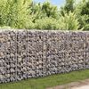 vidaXL Gabion Basket Galvanised Steel 120x30x50 cm