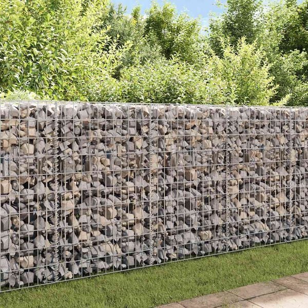 vidaXL Gabion Basket Galvanised Steel 120x30x50 cm
