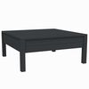 vidaXL 3 Piece Garden Lounge Set with Cushions Black Solid Pinewood