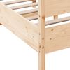 vidaXL Bed Frame without Mattress 150x200 cm King Size Solid Wood Pine