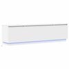 vidaXL TV Cabinet with LED White 180 x 38 x 49 cm Engineered Wood