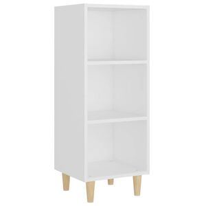 vidaXL Sideboard White 34,5x32,5x90 cm Engineered Wood