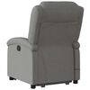 vidaXL Electric Stand up Massage Recliner Chair Dark Grey Fabric