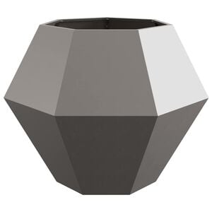 vidaXL Planter Rusty 100 x 100 x 80 cm Weathering Steel