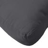 vidaXL Pallet Cushion Melange Anthracite 60x60x9.5 cm Fabric