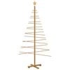 vidaXL Wooden Christmas Tree Brown 180 cm Bamboo