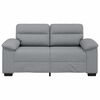 vidaXL 2-Seater Sofa&nbsp;Light Grey 160x81x84 cm Fabric