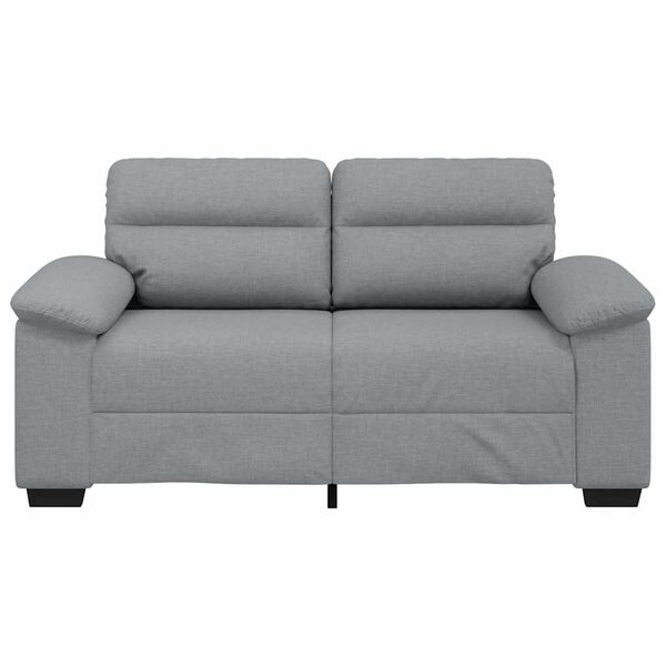 vidaXL 2-Seater Sofa&nbsp;Light Grey 160x81x84 cm Fabric