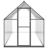 vidaXL Greenhouse with Base Frame Anthracite 445x169x195 cm Aluminium
