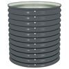 vidaXL Garden Raised Bed 80x80x81 cm Galvanised Steel Grey