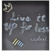vidaXL Wall Sticker Blackboard 0.45 x 2 m 2 Rolls with Chalks