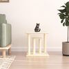 vidaXL Cat Scratching Posts with Platforms Cream 50 cm