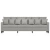 vidaXL 3-Seater Sofa Light Grey 210 cm Fabric