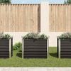 vidaXL Garden Raised Bed Anthracite 100x40x77 cm Galvanised Steel