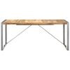 vidaXL Dining Table 180x90x75 cm Solid Rough Mango Wood