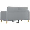 vidaXL 2-Seater Sofa Light Grey 140 cm Fabric