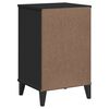 vidaXL Bedside Cabinet VIKEN Black Engineered Wood