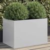 vidaXL Planter Silver 62x40x39 cm Galvanised Steel