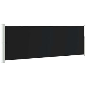vidaXL Retractable Side Awning 160 x 514 cm Black