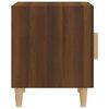 vidaXL Bedside Cabinets 2 pcs Brown Oak Engineered Wood