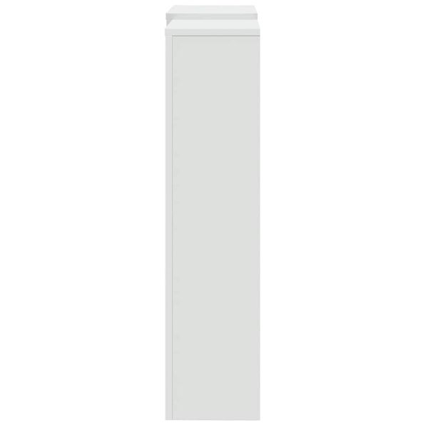 vidaXL Radiator Cover White 205x21.5x83.5 cm Engineered Wood