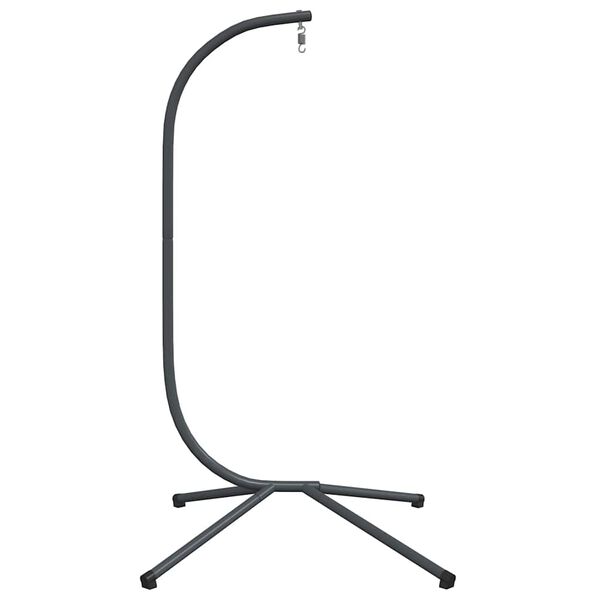 vidaXL Hanging Egg Chair Stand without Basket Anthracite Steel