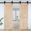 vidaXL Door NARVIK Natural 70 x 210 cm Solid Pine Wood