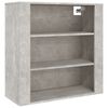 vidaXL Wall Cabinet Concrete Grey 80x33x80 cm Engineered Wood