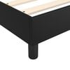 vidaXL Box Spring Bed Frame Black Queen Faux Leather