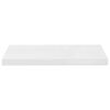 vidaXL Floating Wall Shelves 4 pcs High Gloss White 60x23.5x3.8 cm MDF