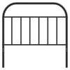 vidaXL Metal Replace Headboard Black 107 cm
