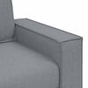 vidaXL Sofa 3 pcs Light Grey 220 x 80 x 84 cm Fabric
