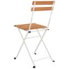 vidaXL Folding Bistro Chairs 8 pcs Solid Wood Acacia and Steel